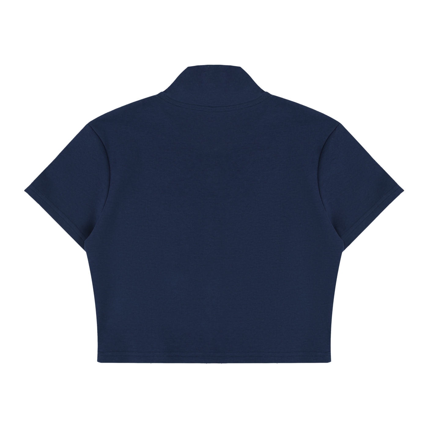 RR Cropped Full Zip Short Sleeve T-Shirt