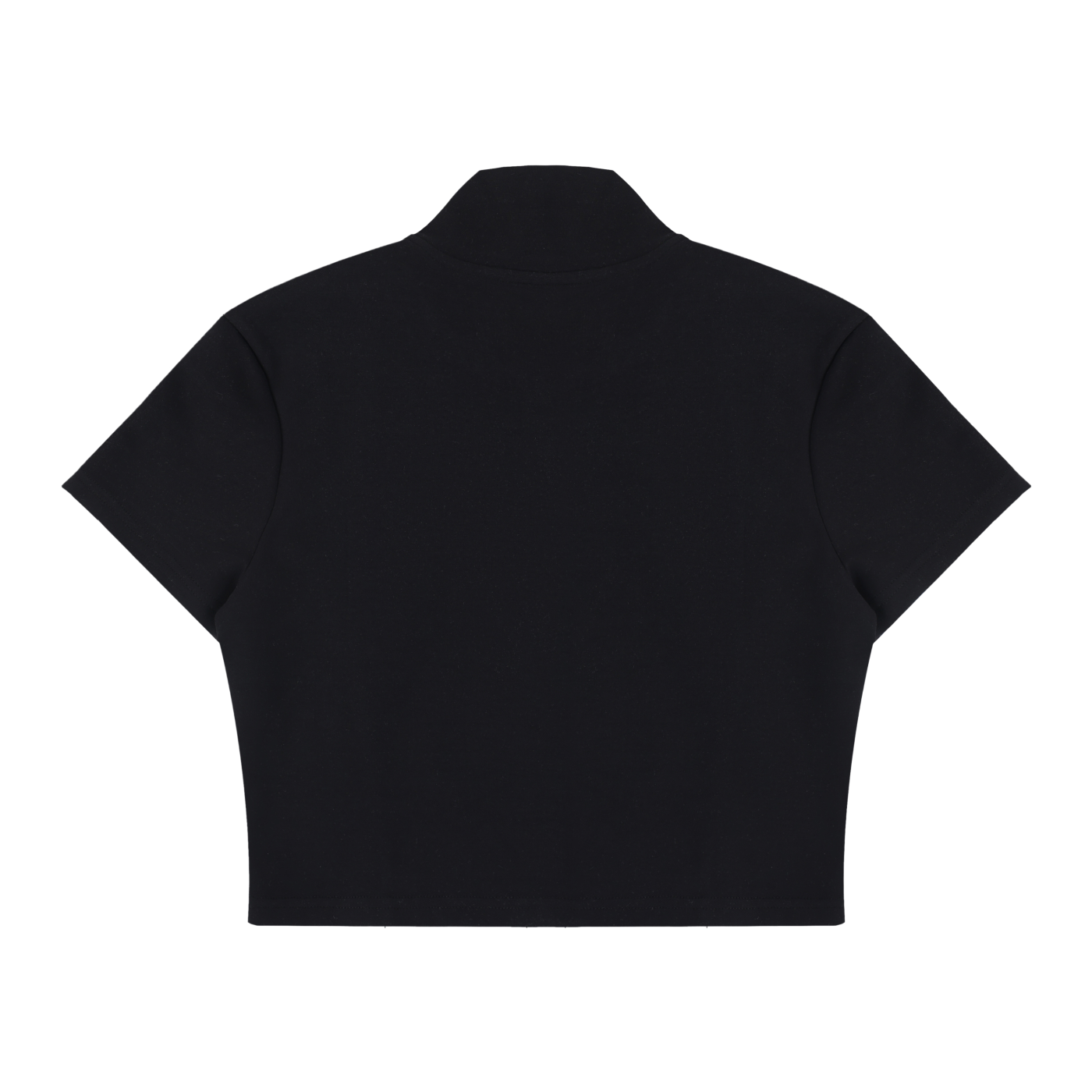 RR Cropped Full Zip Short Sleeve T-Shirt